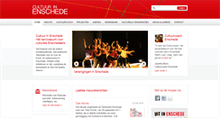 Desktop Screenshot of cultuurinenschede.nl